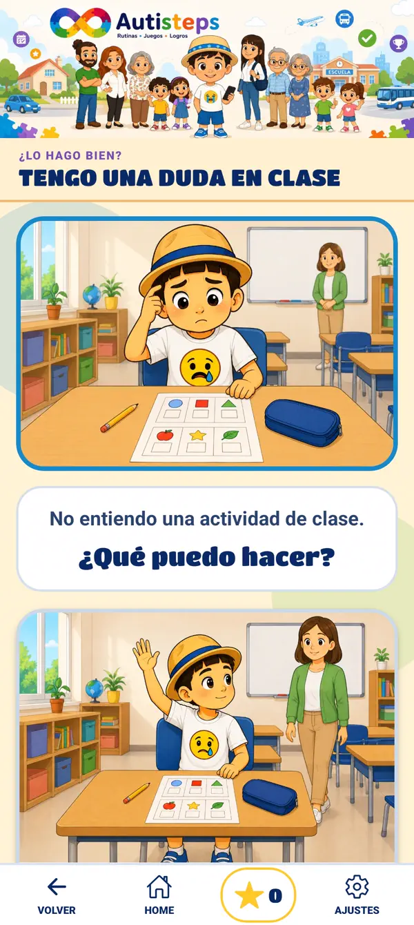 Captura de AutiSteps: ¿Lo hago bien?